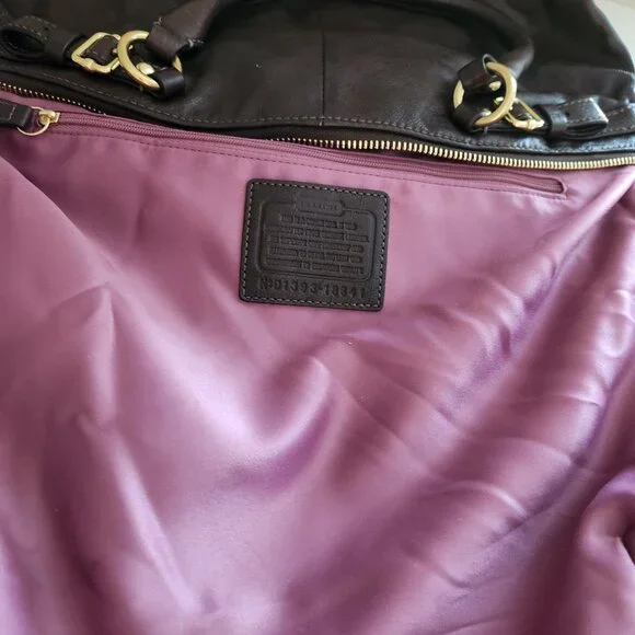 Euc Coach Madison Brown Leather Shoulder Bag Purse - Picture 15 of 15